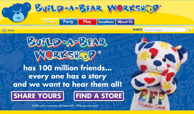 Build-A-Bear Workshop online