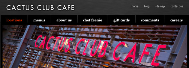 Cactus Club Cafe online