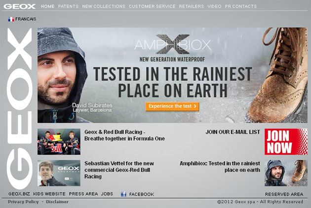 GEOX online store