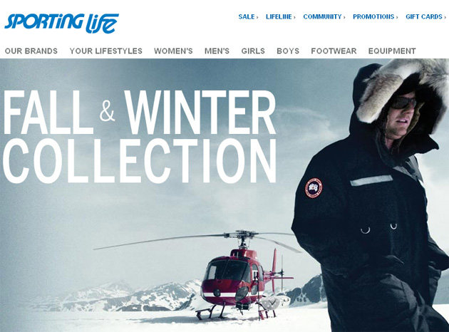 Sporting Life Sport Clothing Equipment online