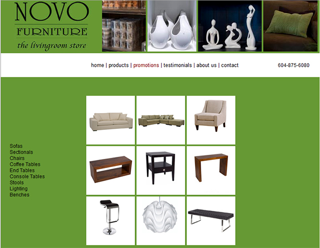 Novo furniture online