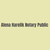 Logo Alena Harelik Notary Public