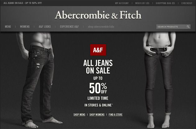 albercrombie fitch online store