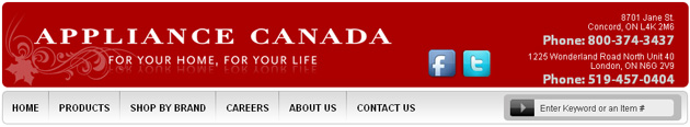 Appliance Canada Online flyer