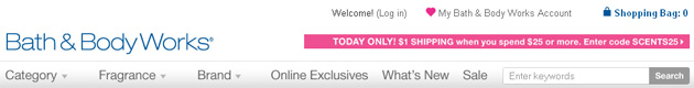 Bath & Body Works online store Bath & Body Works online store