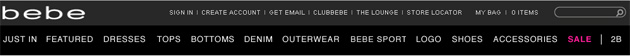 bebe online store