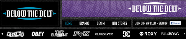 Below the Belt online store