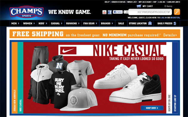 champs online store