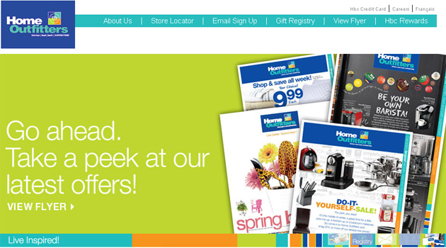 Home Outfitters Flyer online