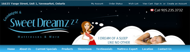 Sweet Dreamzzz Mattress online store