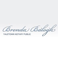 Logo Brenda Balogh Notary Corporation