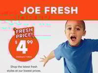 Preview of Joe Fresh - Weekly Flyer Specials