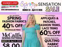 Preview of Fabricland - St. Catharines and Welland - Flyer Specials