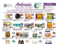 Preview of Ambrosia Natural Foods - Flyer Specials