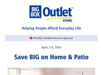 Preview of Big Box Outlet Store - Weekly Flyer Specials