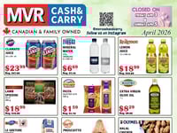 Preview of MVR Cash and Carry - Flyer Specials