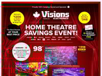 Preview of Visions Electronics - Weekly Flyer Specials