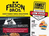 Preview of Freson Bros. Family Essentials Flyer Savings