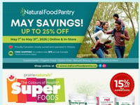 Preview of Natural Food Pantry - Flyer Specials