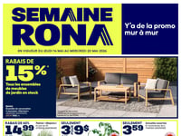 Preview of Rona - Quebec - Weekly Flyer Specials