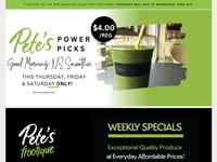 Preview of Pete's Frootique & Fine Foods - Weekly Flyer Specials