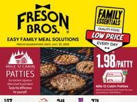 Preview of Freson Bros. Family Essentials Flyer Savings