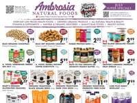 Preview of Ambrosia Natural Foods - Flyer Specials