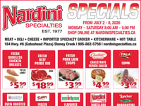 Preview of Nardini Specialties - Weekly Flyer Specials