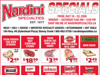 Preview of Nardini Specialties - Weekly Flyer Specials