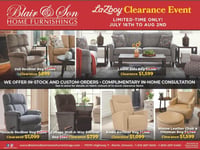Preview of Blair & Son Home Furnishings - La-Z-boy Clearance Event