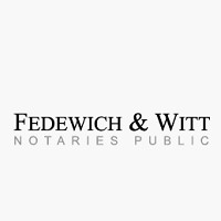 Fedewich & Witt Notaries Public logo