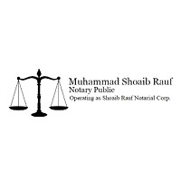 Muhammad Shoaib Rauf Notary Public logo