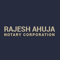 Rajesh Ahuja Notary logo