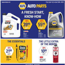 NAPA Auto Parts - Monthly Savings