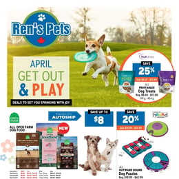 Ren's Pets - Get Out & Play Flyer