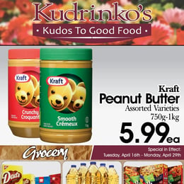 Kudrinko’s - 2 Weeks of Savings