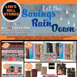 Len's Mill Stores - 2 Weeks of Savings