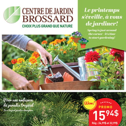 Centre de Jardin Brossard Flyer