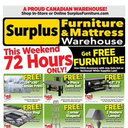 Surplus Furniture & Mattress Warehouse - Weekly Flyer Specials