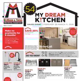 McMunn & Yates Building Supplies - Flyer Specials