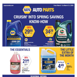 NAPA Auto Parts - Flyer Specials