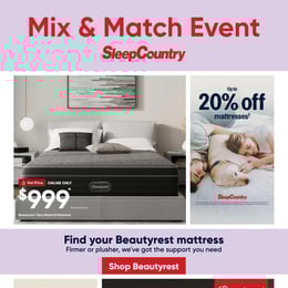 Sleep Country - Weekly Flyer Specials