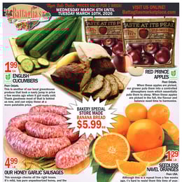 Battaglia’s Marketplace - Weekly Flyer Specials