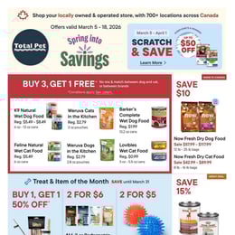 Total Pet - Flyer Specials