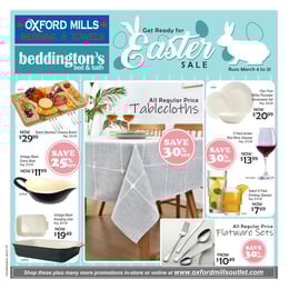 Beddington's - Flyer Specials
