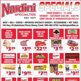 Nardini Specialties - Weekly Flyer Specials