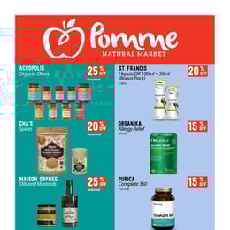 Pomme Natural Market - Flyer Specials
