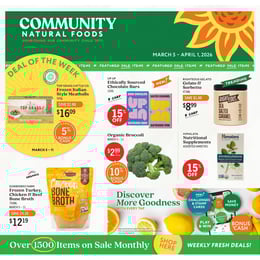 Community Natural Foods - Flyer Specials