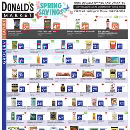 Donald's Market - Flyer Specials