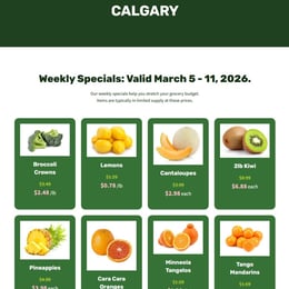 H&W Produce - Weekly Flyer Specials